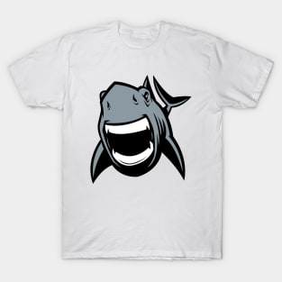 Angry Great White Shark Logo T-Shirt